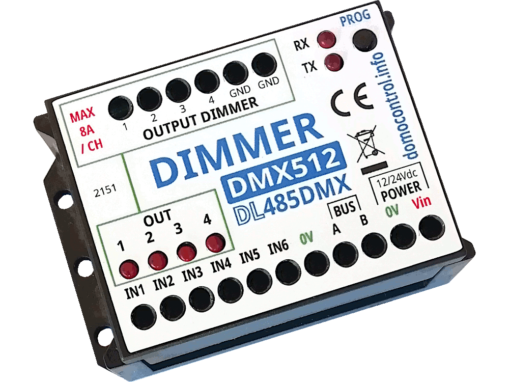 INTERRUTTORE + DIMMER DA CANALINA 12-24V 8A