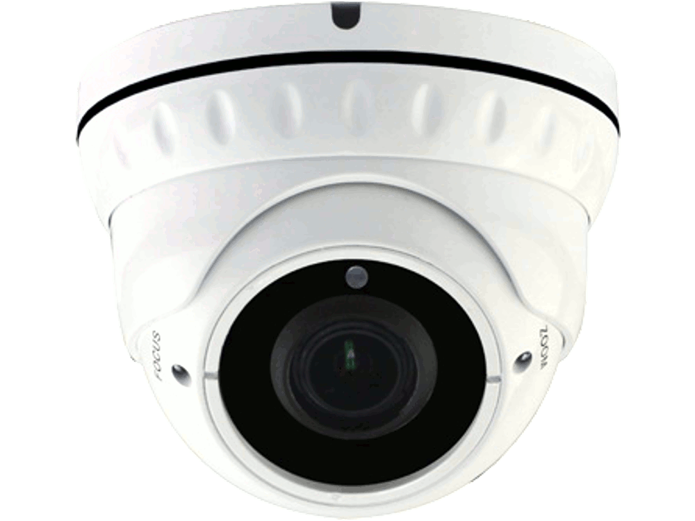 Telecamera Dome 5MPX Varifocal 2.8-12mm IR 35M 4 IN 1 (TVI CVI AHD CVBS) 
